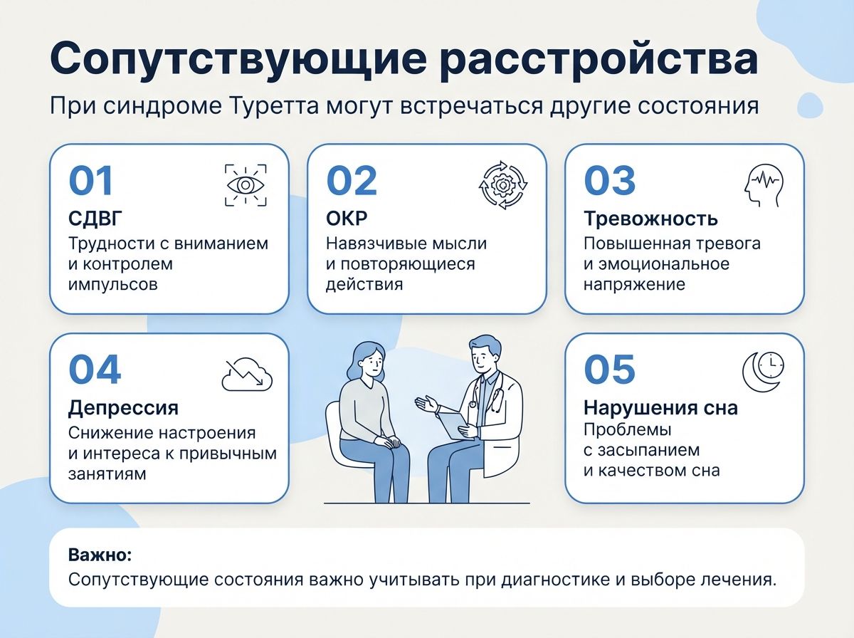 Лечение синдрома Туретта в Михайловске инфографика